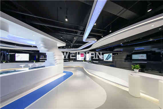 奮達科技企業深圳展廳設計公司方案