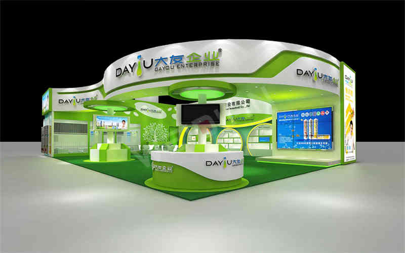 廣州展臺裝修設計公司助力大友裝飾材料廣州國際建筑裝飾展覽會CBD廣州展臺設計搭建