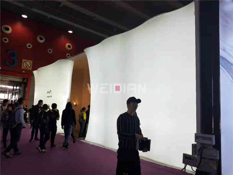 廣州展臺設計公司搭建鉑晶藝術上海國際尚品家居及室內裝飾廣州展覽會展臺搭建