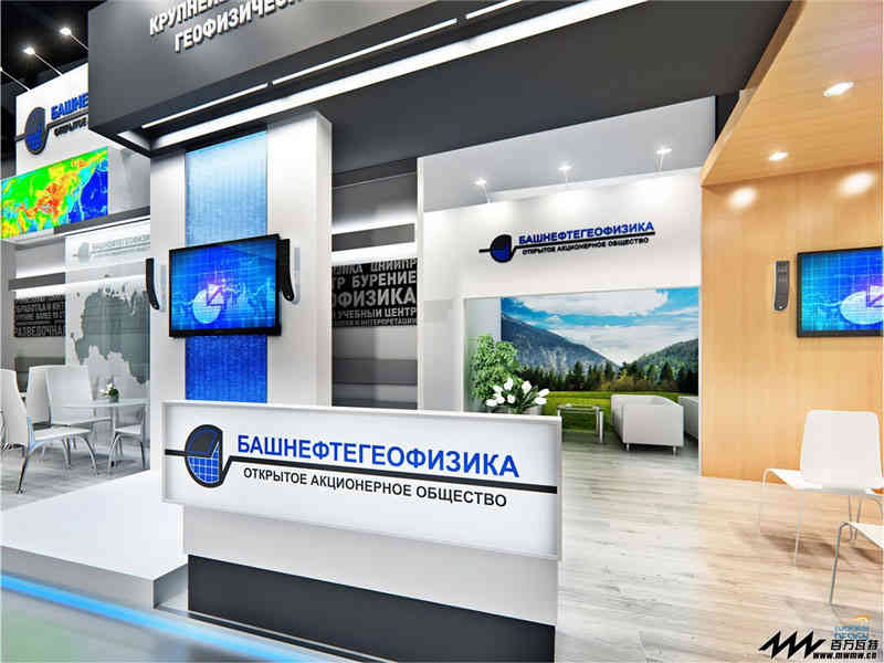 北京普源精電科技有限公司參展上海新國際博覽中心展覽設(shè)計展臺搭建4