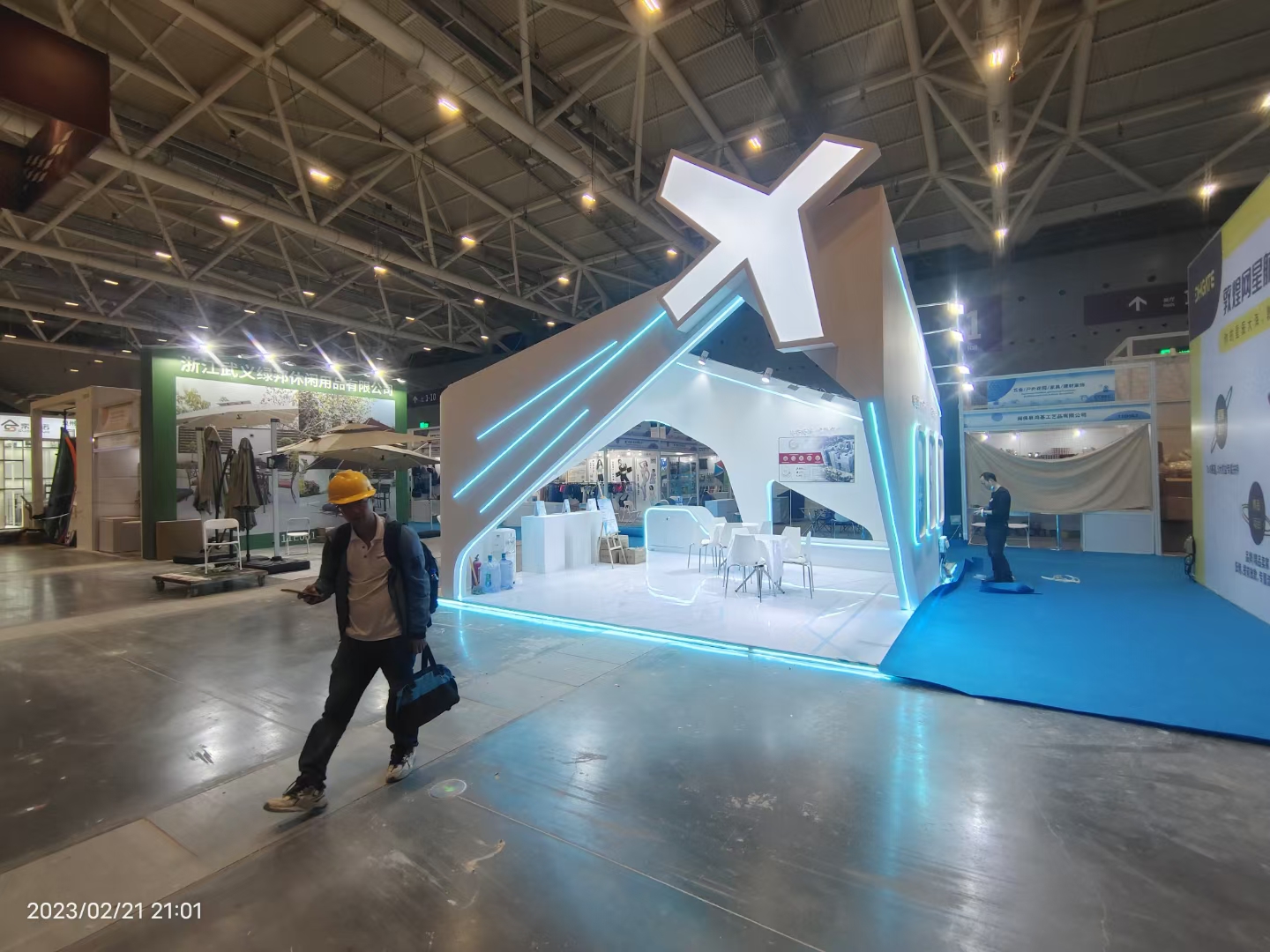 廣州展會搭建設計深圳跨境電商展，福永街道展臺